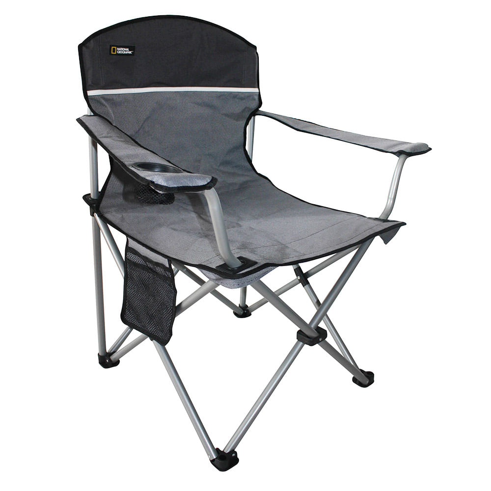 Silla Plegable Big Armrest Gris
