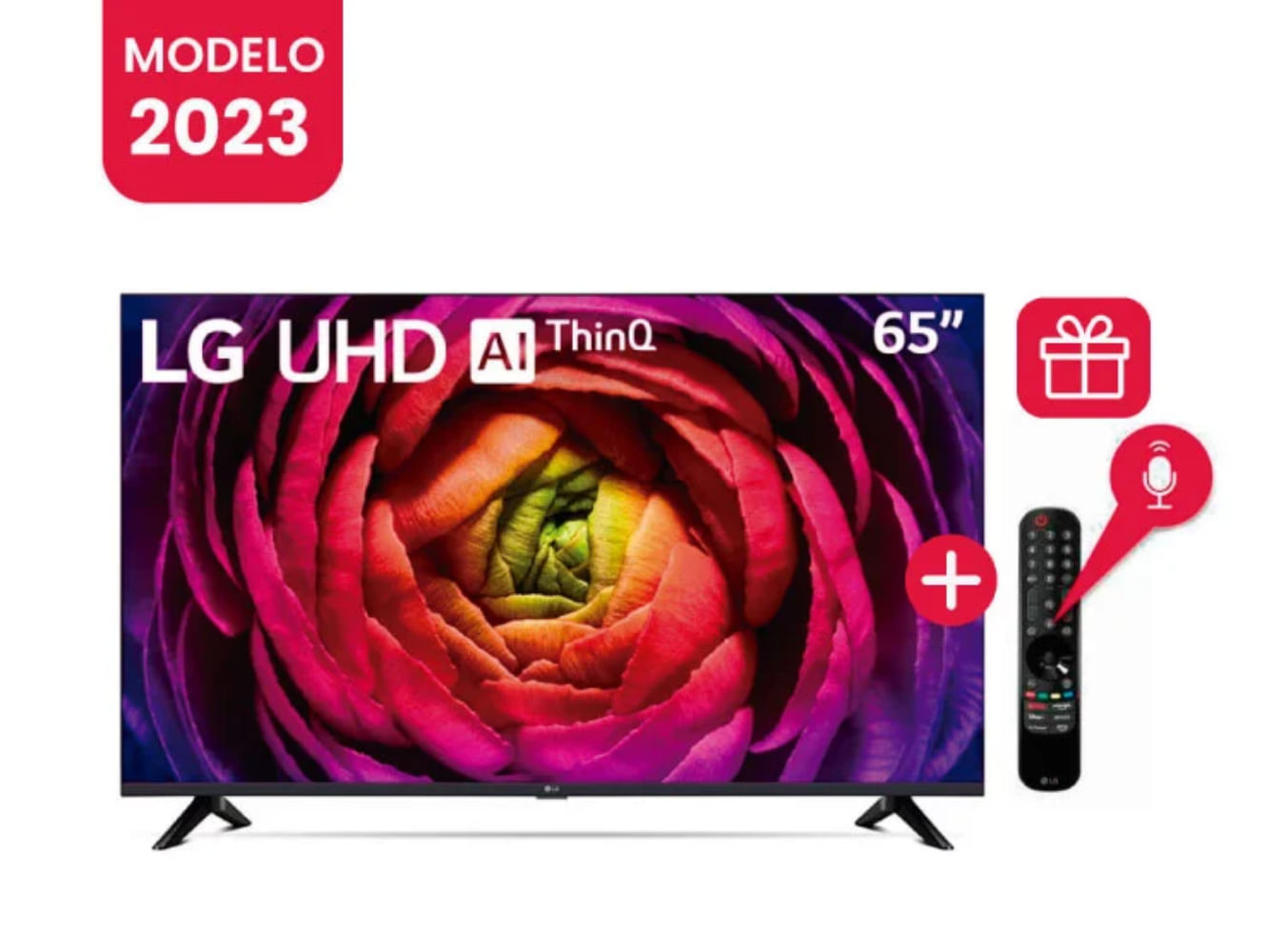 Televisor LG 65 Smart TV UHD 4K 65UR7300 + Control Magic 2023