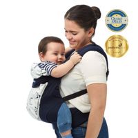 Mochila ergonómica 4 en 1 Azul Nubes Maternelle