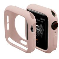Case Funda Protector de Silicona Rosado para Applewatch y Smartwatch 44Mm