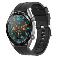CORREA DE 22MM DE SILICONA PARA HUAWEI GT3 SE NEGRO