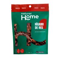 Snack para Perros NATURAL HOME Todas las Etapas y Razas Hígado Res Bolsa 70g