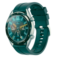 CORREA DE 22MM DE SILICONA PARA HUAWEI GT3 PRO VERDE