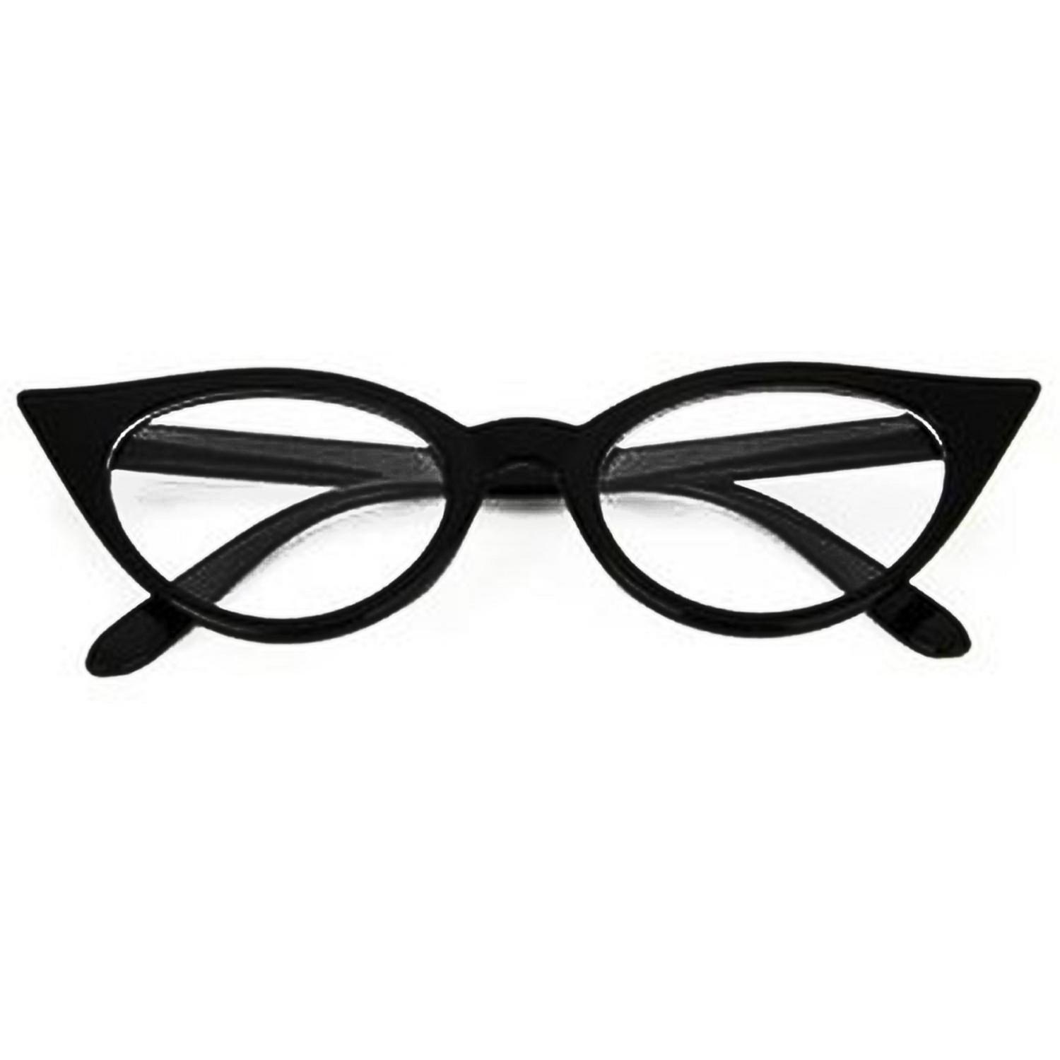 Montura de Lentes De Cat Eye Small - Negro mate