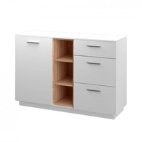 APARADOR DURAN BLANCO CON CARVALO -  DIBA MUEBLES