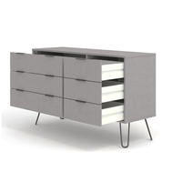COMODA HINKLE GRIS - DIBA MUEBLES