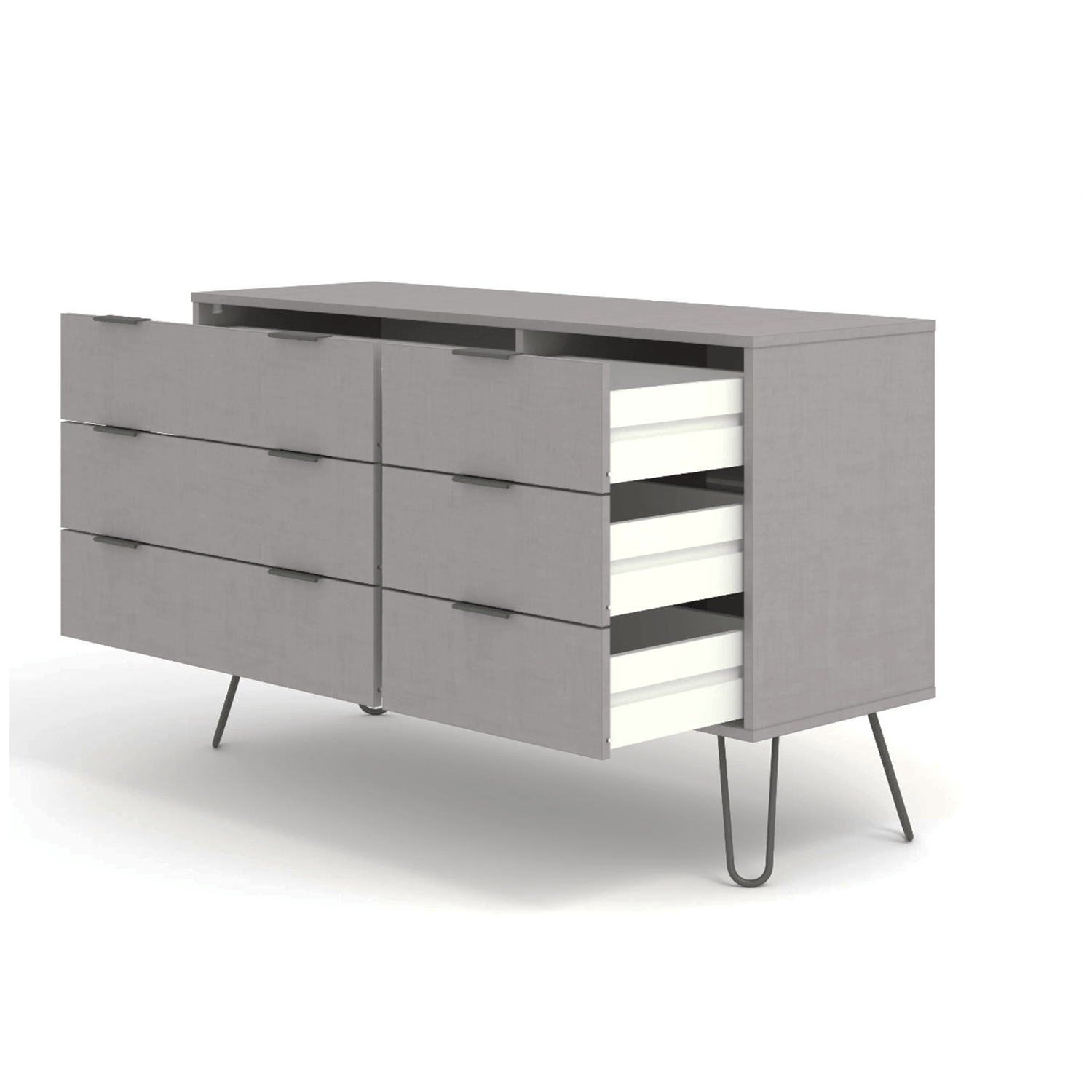 COMODA HINKLE GRIS - DIBA MUEBLES