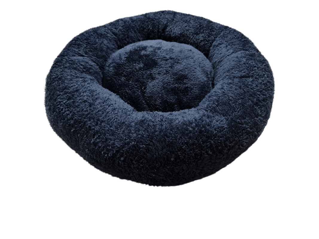 Cama Para Perros y Gatos Donut Lite Azul Talla XL MD