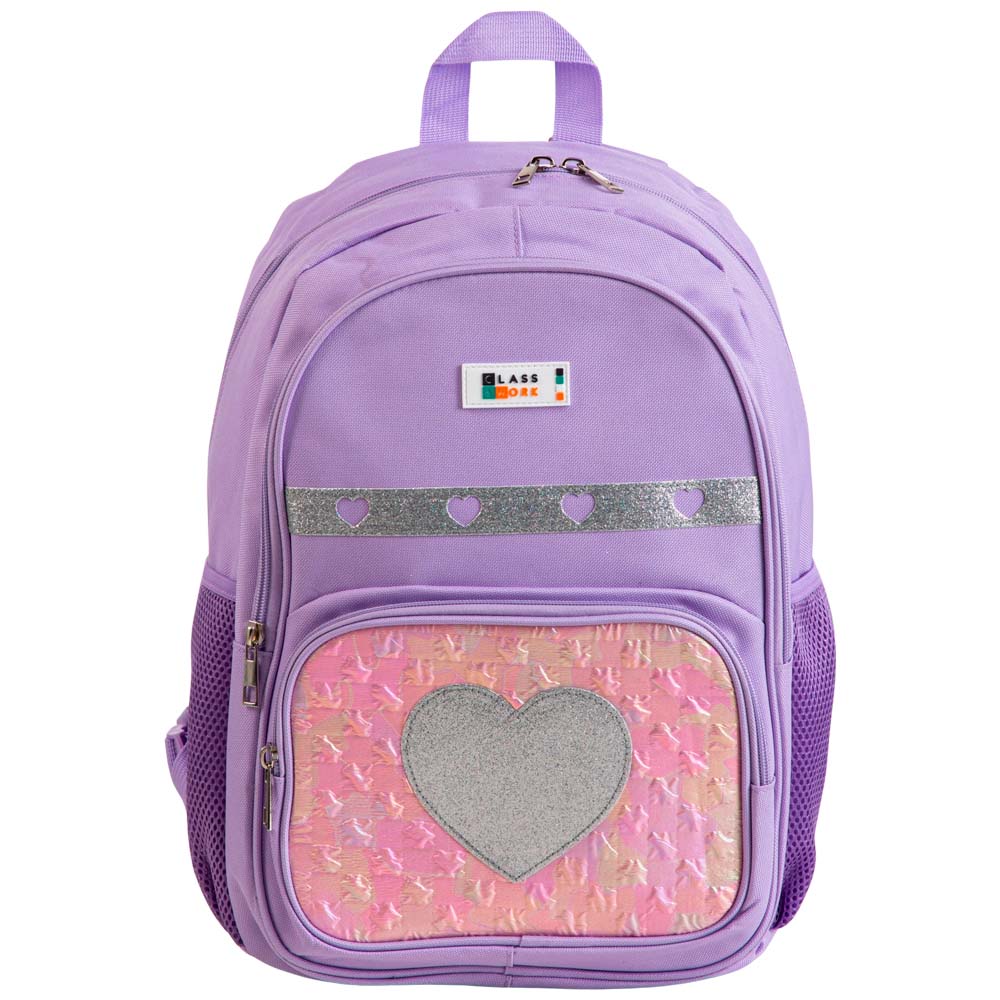 Mochila CLASS&WORK Corazón Brillo