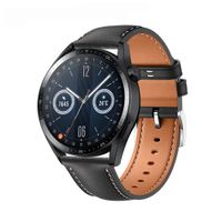CORREA DE 22MM DE CUERO PARA HUAWEI GT2 E NEGRO