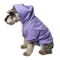 Ropa Capucha polera de algodon para Mascotas - Lila TL -T4