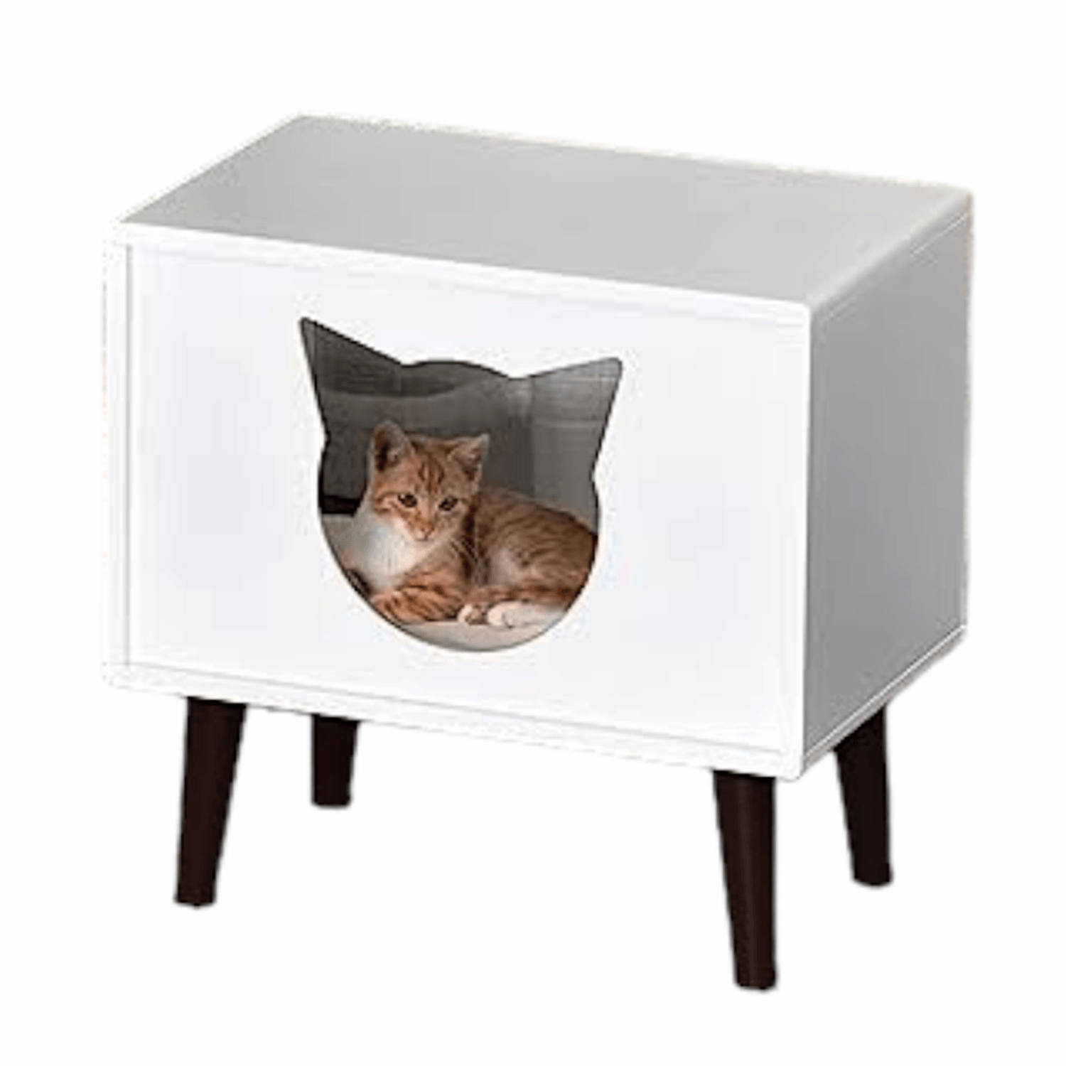 MESA AUXILIAR RILEY BLANCO - DIBA MUEBLES