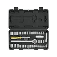 Juego de 39 herramientas 1/4"" y 3/8"" Pretul
