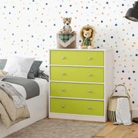 Cómoda para Niña Moderna Verde 80cm