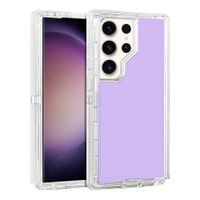 Case para Samsung S24 Ultra, protección 360, 3 capas de protección, morado