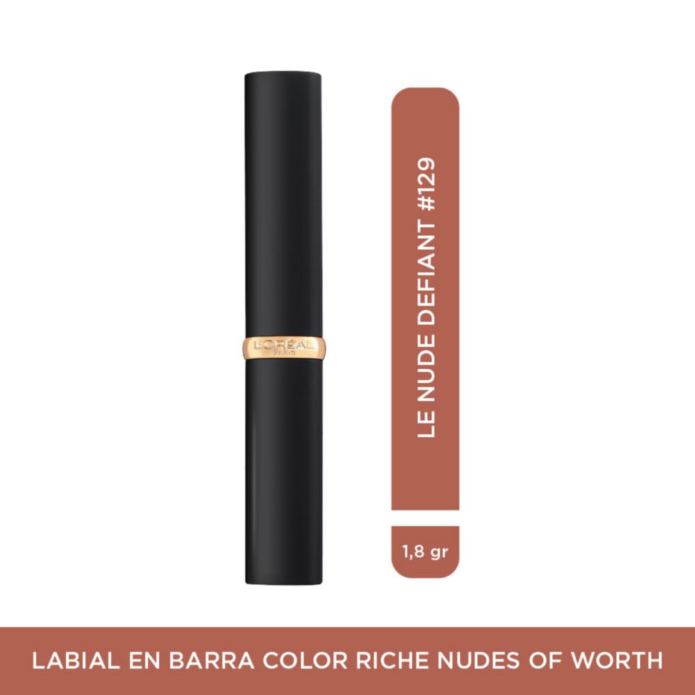 Labial Loreal Paris Colour Riche Nudes Of Worth Tono Defiant #129