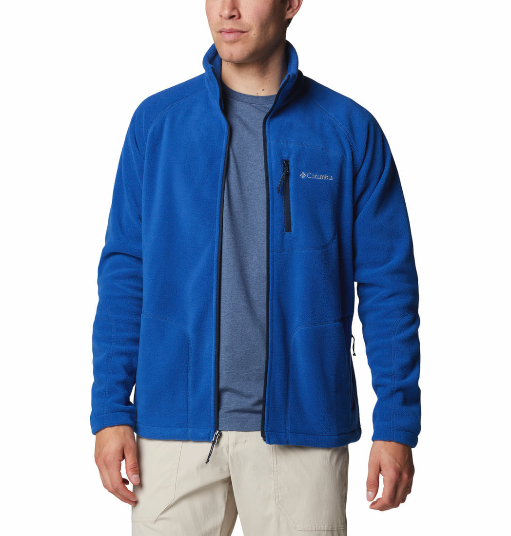 POLAR PARA HOMBRE CIERRE COMPLETO FAST TREK™ II AZUL COLUMBIA