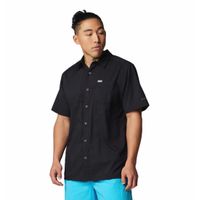 CAMISA PARA HOMBRE MANGA CORTA SLACK TIDE™ NEGRO COLUMBIA