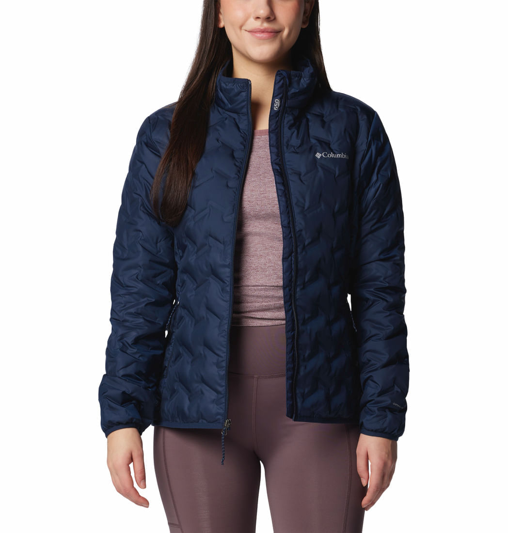 CASACA PARA MUJER DE PLUMAS RIDGE™ AZUL COLUMBIA