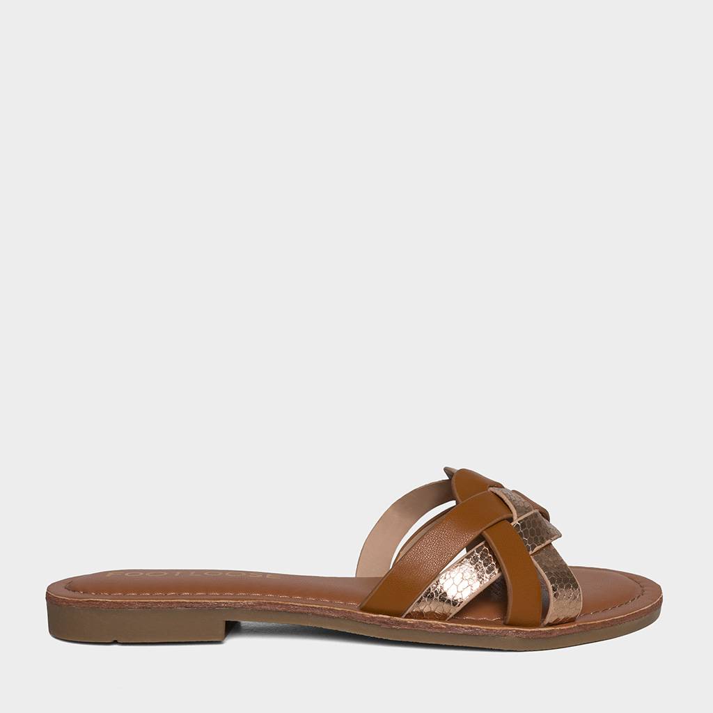 Sandalias Casuales Footloose Mujeres Fch-Rs025 Mabel Camel