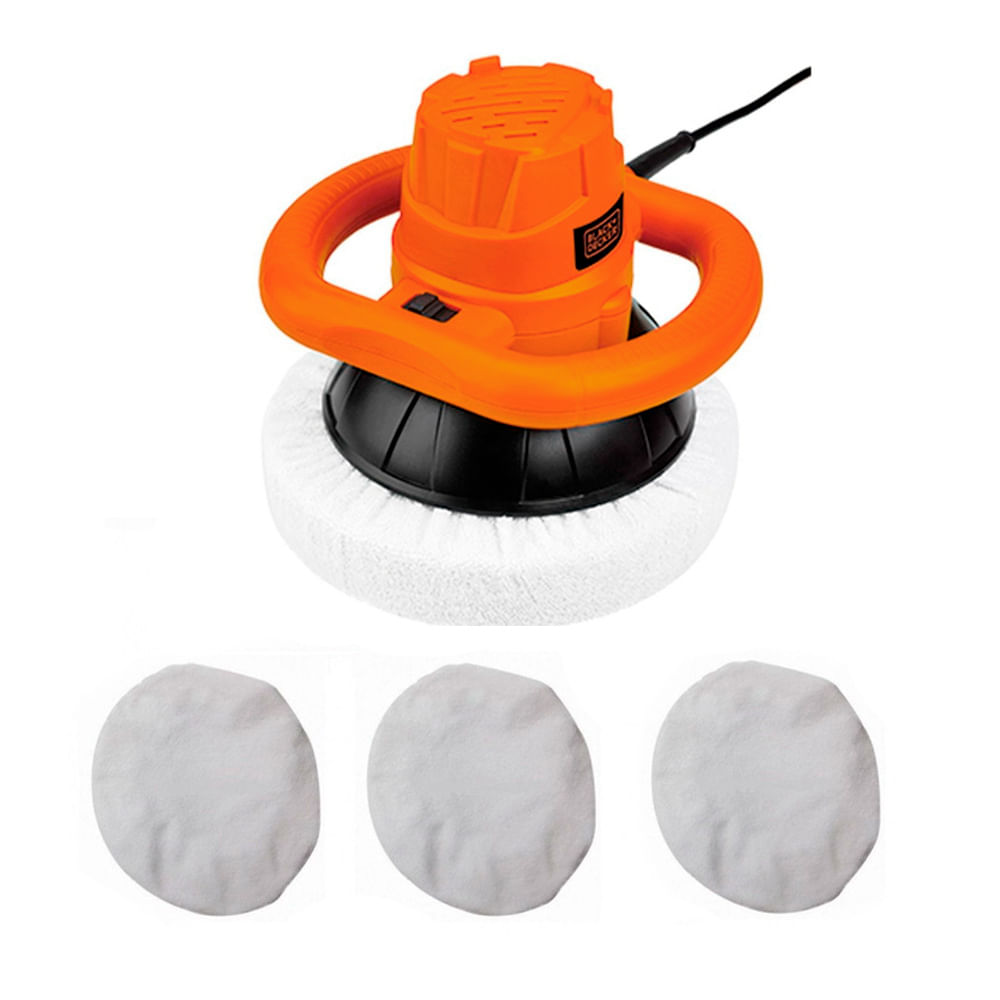 Pulidora Orbital Black Decker KP12K 120w 10"" + 3 Bonetes