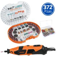 Kit mini taladro rectificadora  372 piezas, Truper