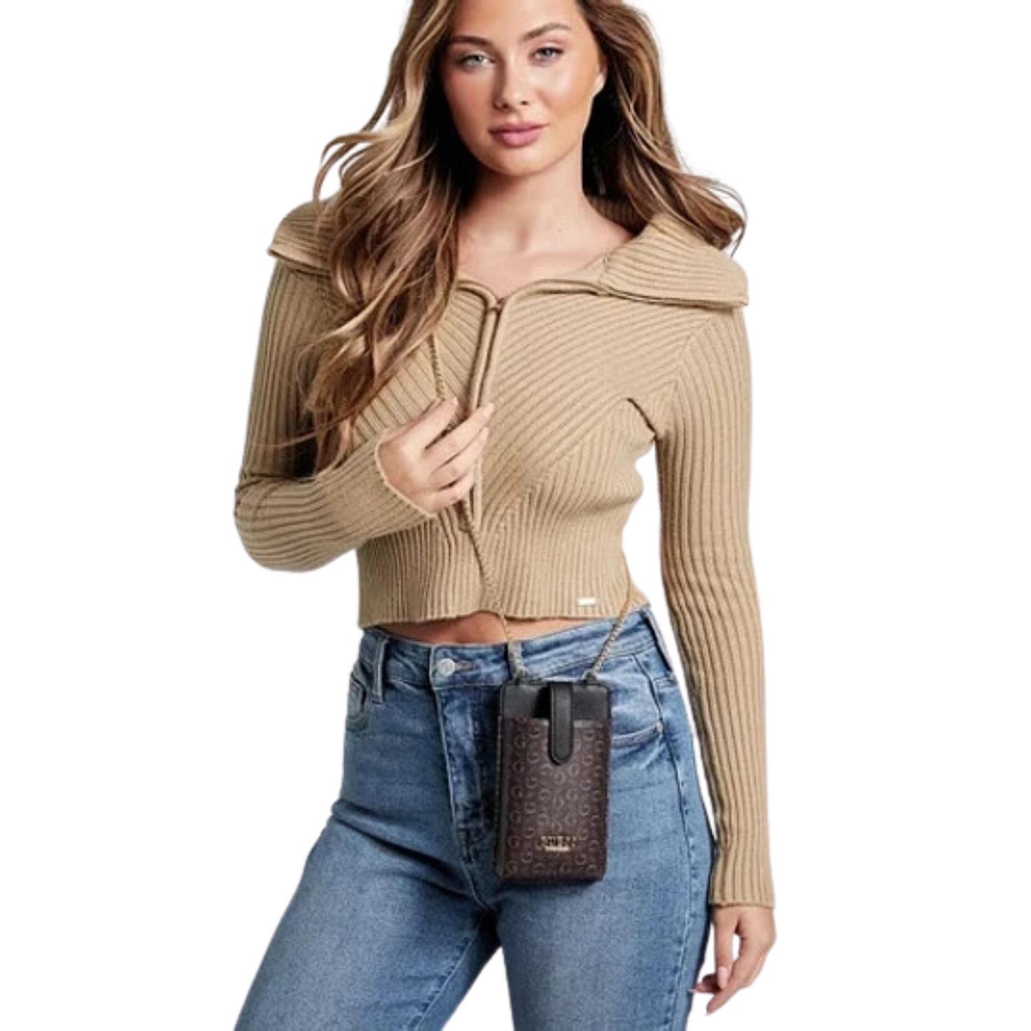 Crossbody Porta Celular Guess Marron