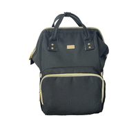 MOCHILA PAÑALERA NEGRA