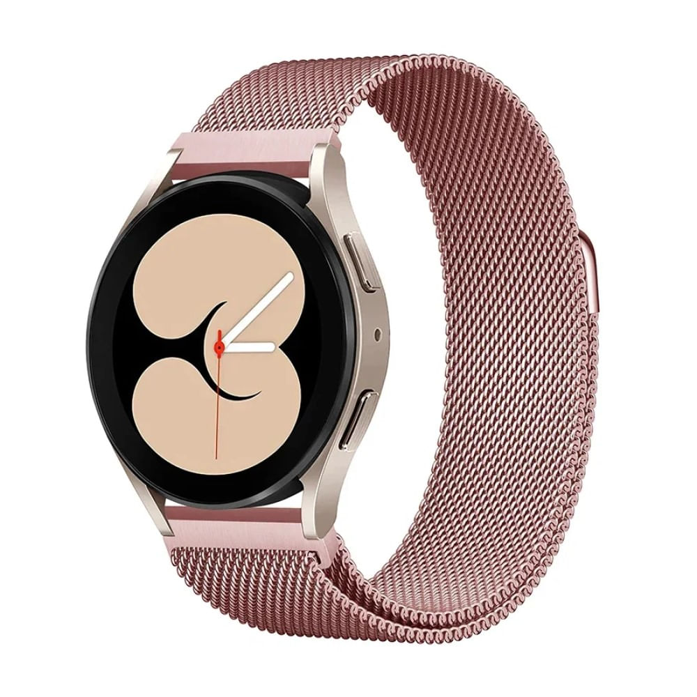 CORREA DE 22MM METALICA MILANESE PARA HUAWEI GT4 46MM ROSA