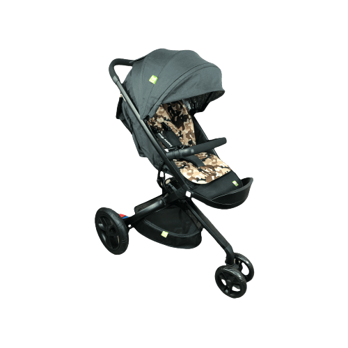 COCHE EXPLORER GRIS - COJIN ASIENTO CAMUFLAJE MARRON