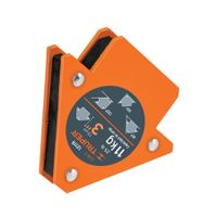 Escuadra magnetica 3"" para soldar, capacidad 11kg, truper