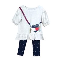 Conjunto para niñas Tommy Hilfiger Leggin y polo-talla 5