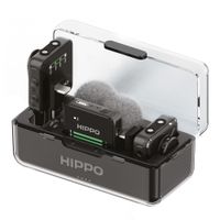 Micrófono inalámbrico Hippo M29HDC Lavalier profesional estuche Rec, conector Tipo-C/Light