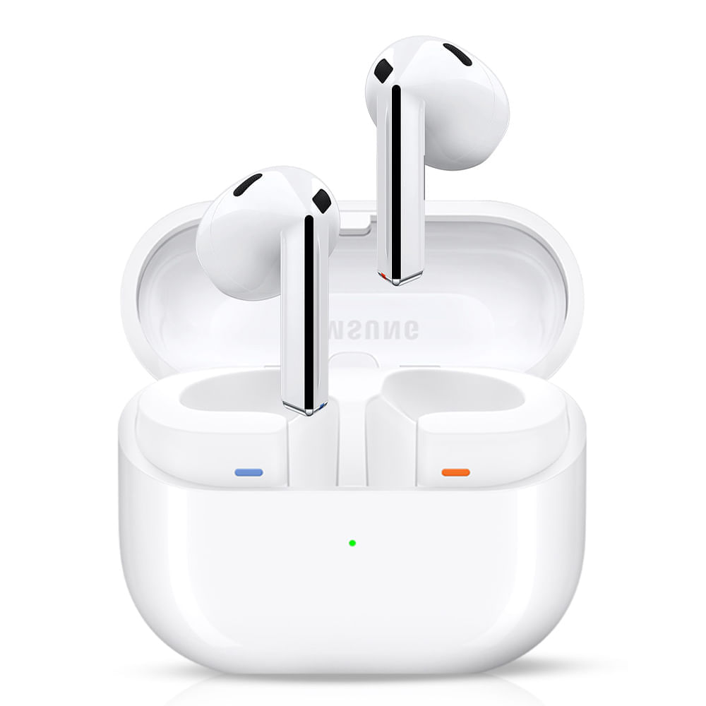 Audífonos bluetooth True Wireless Samsung Galaxy Buds3 duración máx. 30 horas, cancelación de ruido, blanco