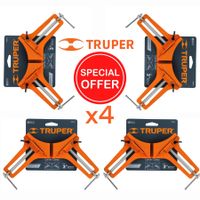 PRENSA ESQUINERA CARPINTERO PROFESIONAL 3"" TRUPER PACK 4 UNIDADES