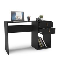 Escritorio VIVA HOME Filadelfia 2 Cajones Negro