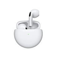 Audífonos Bluetooth Pro 6 Wireless Frequency:  Blanco
