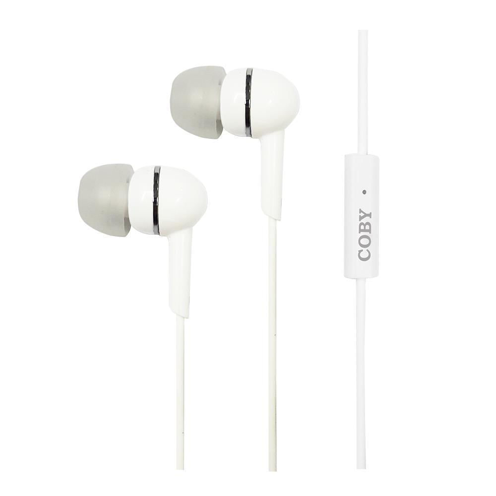 Audifono In Ear Coby CE102WH - Blanco