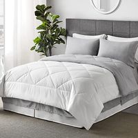 INTERIOTEX CUBRECAMA DE VERANO 144  HILOS BRAMANTE  50% ALGODÓN DISEÑO COCOS BLANCO CON PLOMO PLATA