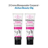 2 Crema Blanqueador Corporal - Aichun Beauty 50g
