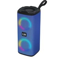 LM-882 Parlante inalámbrico azul, Con sonido stereo
