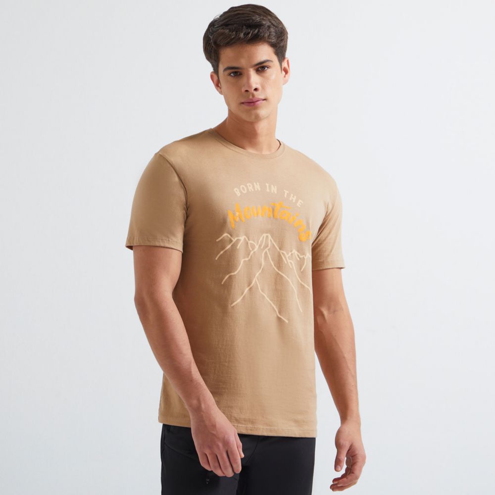 Polo Deportivo Hi-Tec Para Hombre Estilo1 Marron