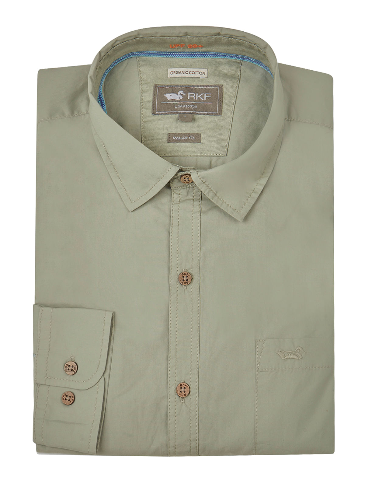 CAMISA ROCKFORD GALITON VERDE PARA HOMBRE