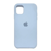 CASE DE SILICONA PARA IPHONE 13 COLOR CELESTE