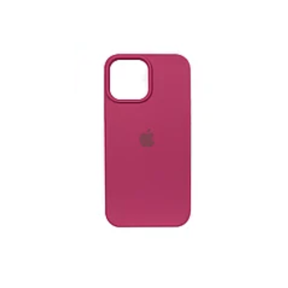 CASE DE SILICONA PARA IPHONE 13 PRO MAX COLOR VINO CLARO