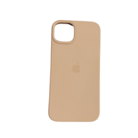 CASE DE SILICONA PARA IPHONE 14  COLOR NUT