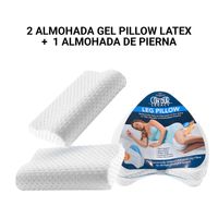 2 Almohadas Ortopédicas más 1 Almohada Para Las Piernas