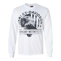 Polo manga larga Hombre Harley-Davidson Freebird Eagle-Talla XXL