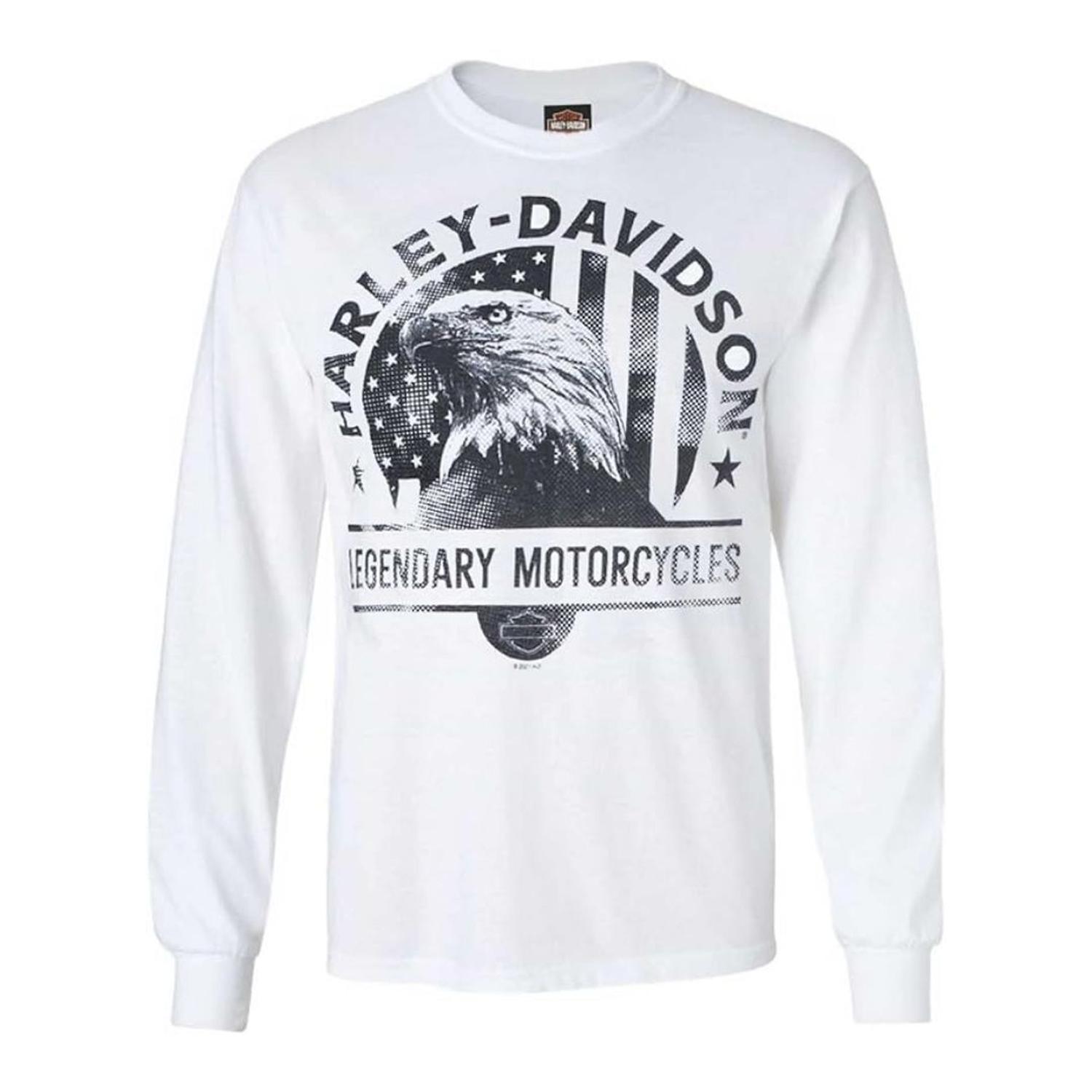 Polo manga larga Hombre Harley-Davidson Freebird Eagle-Talla XXL