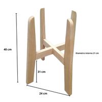 Porta maceta Aladino en Madera